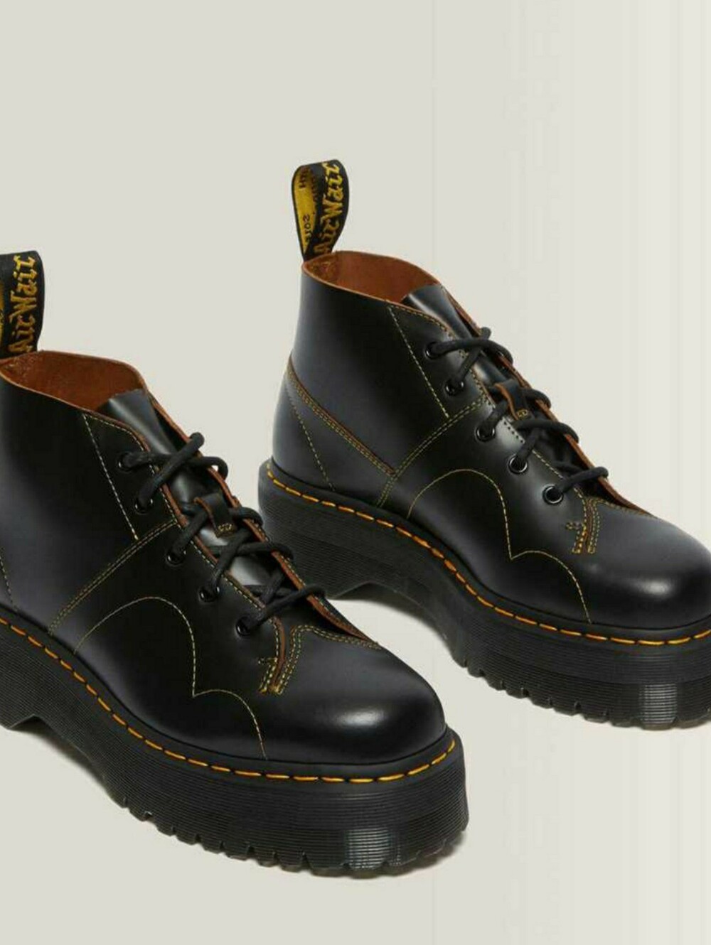 Dr. Martens Church Platform Monkey Boots